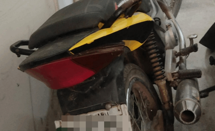 Motocicleta com sinais de adulteração é apreendida em Águas Belas