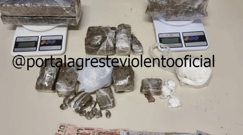 Três pessoas são presas por tr@fico de dr0g@s em Bom Conselho após investigação