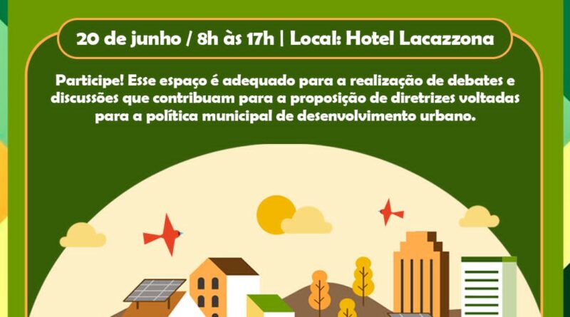1ª Conferência Municipal das Cidades do Município de Belo Jardim acontece na próxima sexta-feira (20)