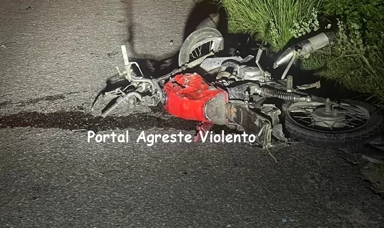 MOTOCICLISTA MORRE EM COLISÃO NA BR-423, EM ÁGUAS BELAS