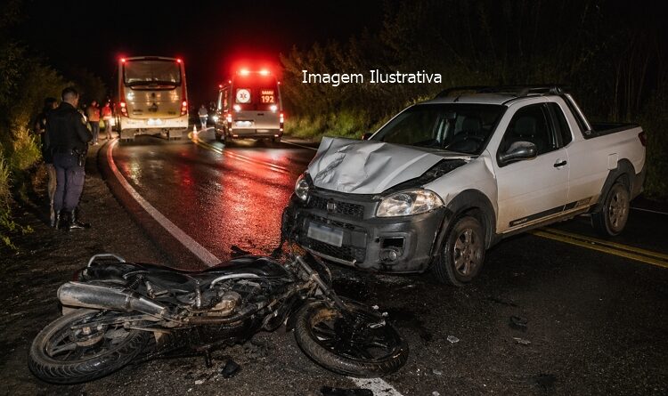 MOTOCICLISTA MORRE APÓS COLISÃO COM PICAPE NA PE-193, EM CAPOEIRAS