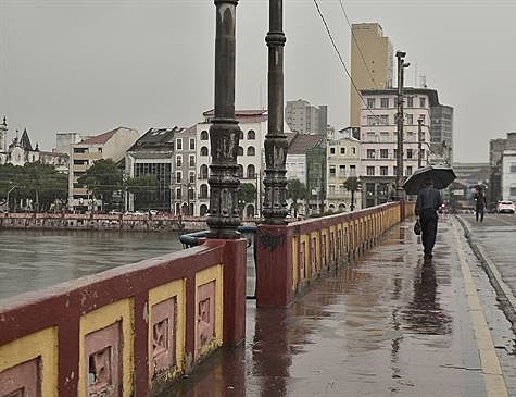 Chuvas: Recife tem volume superior a 55mm nas últimas 24 horas