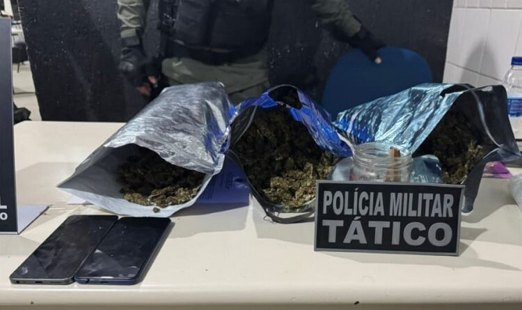 HOMEM É PRESO E PM APREENDE 2,5 KG DE MACONHA DURANTE OPERAÇÃO EM BELO JARDIM