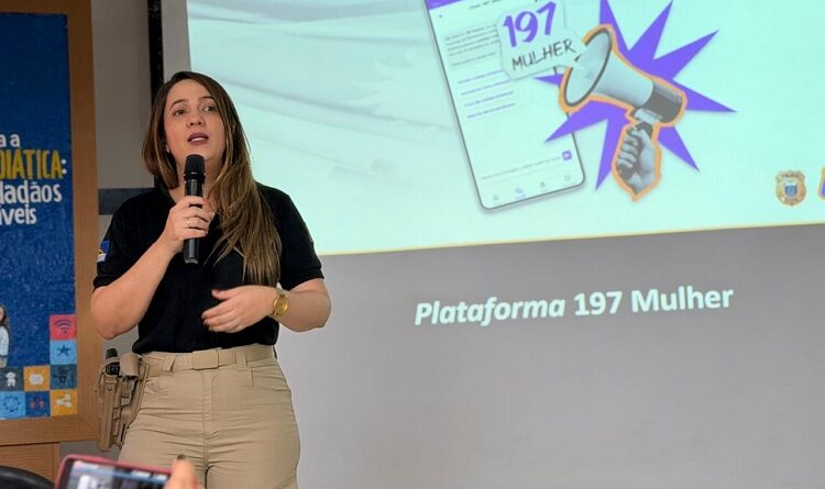 POLÍCIA CIVIL APRESENTA PLATAFORMA 197 MULHER EM SANTA CRUZ DO CAPIBARIBE