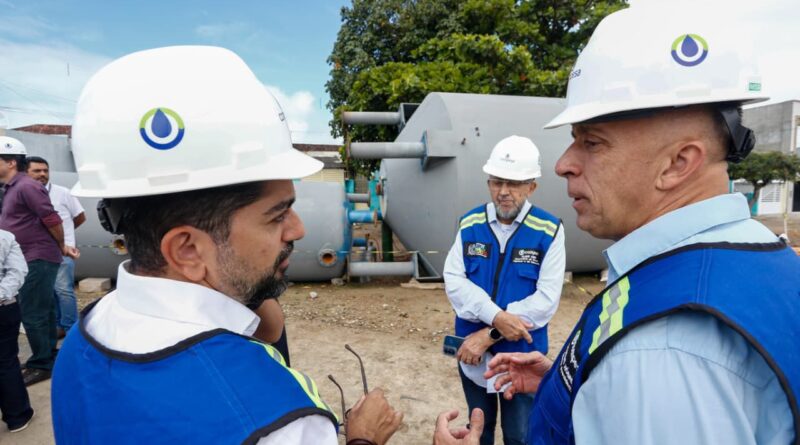 Compesa vistoria obras de saneamento em Caruaru e abastecimento de água em Bezerros