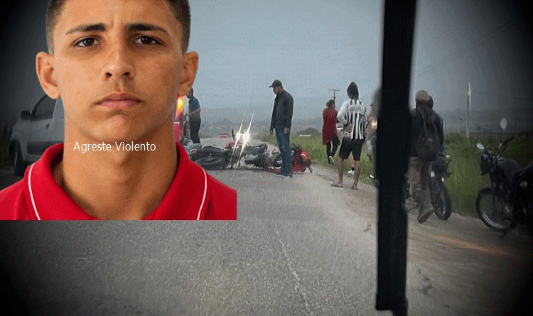 COLISÃO ENTRE MOTOCICLETAS DEIXA JOVEM MORTO E TRÊS FERIDOS EM JUREMA