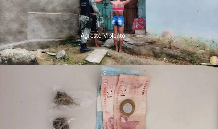 HOMEM FOI DETIDO COM MACONHA DURANTE ABORDAGEM POLICIAL EM ANGELIM