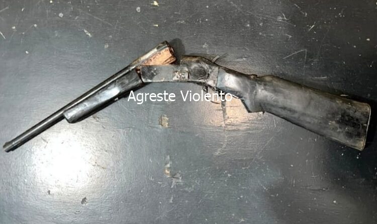 HOMEM É PRESO POR POSSE ILEGAL DE ARMA DE FOGO APÓS AMEAÇAR MORADORES EM BREJÃO