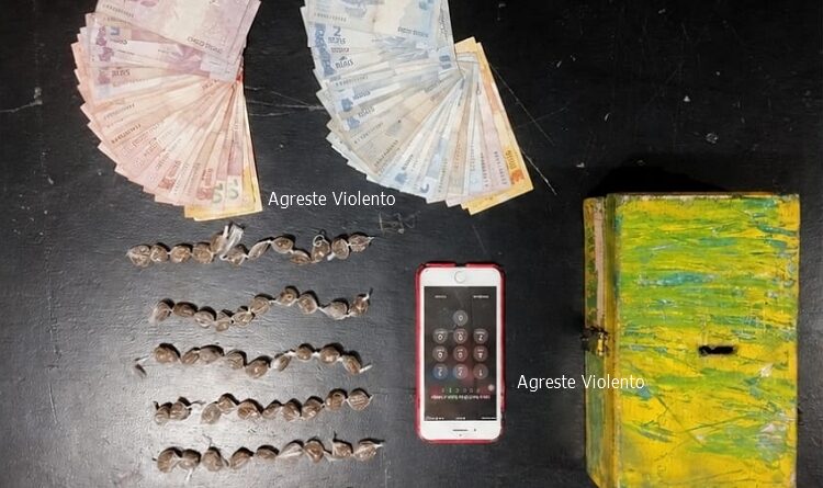 GATI PRENDE TRAFICANTE E APREENDE DROGAS DURANTE OPERAÇÃO EM GARANHUNS