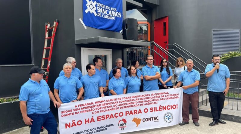 Bancários paralisam atividades por 24 horas em todo o Brasil
