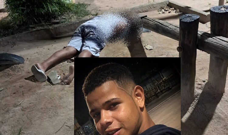 JOVEM DE 19 ANOS É MORTO A TIROS EM PRAÇA NO CABO DE SANTO AGOSTINHO