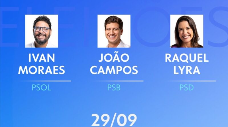 Raquel e João se enfrentam em debate da Rede Globo nesta terça