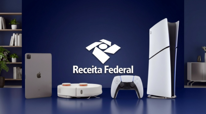 De R$ 550 a R$ 13 mil: leilão da Receita traz PlayStation 5, MacBooks e automóveis