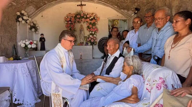 Idosos de 103 e 91 anos se casam em Sertânia
